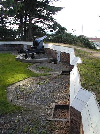 Photo of West Battery at Point San Jose, now Fort Mason