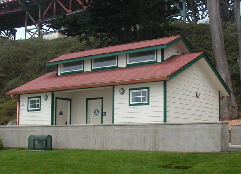 New restroom constructed at Fort Point.