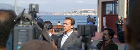 Governor Arnold Schwarzenegger responds to the 2007 Cosco Busan oil spill