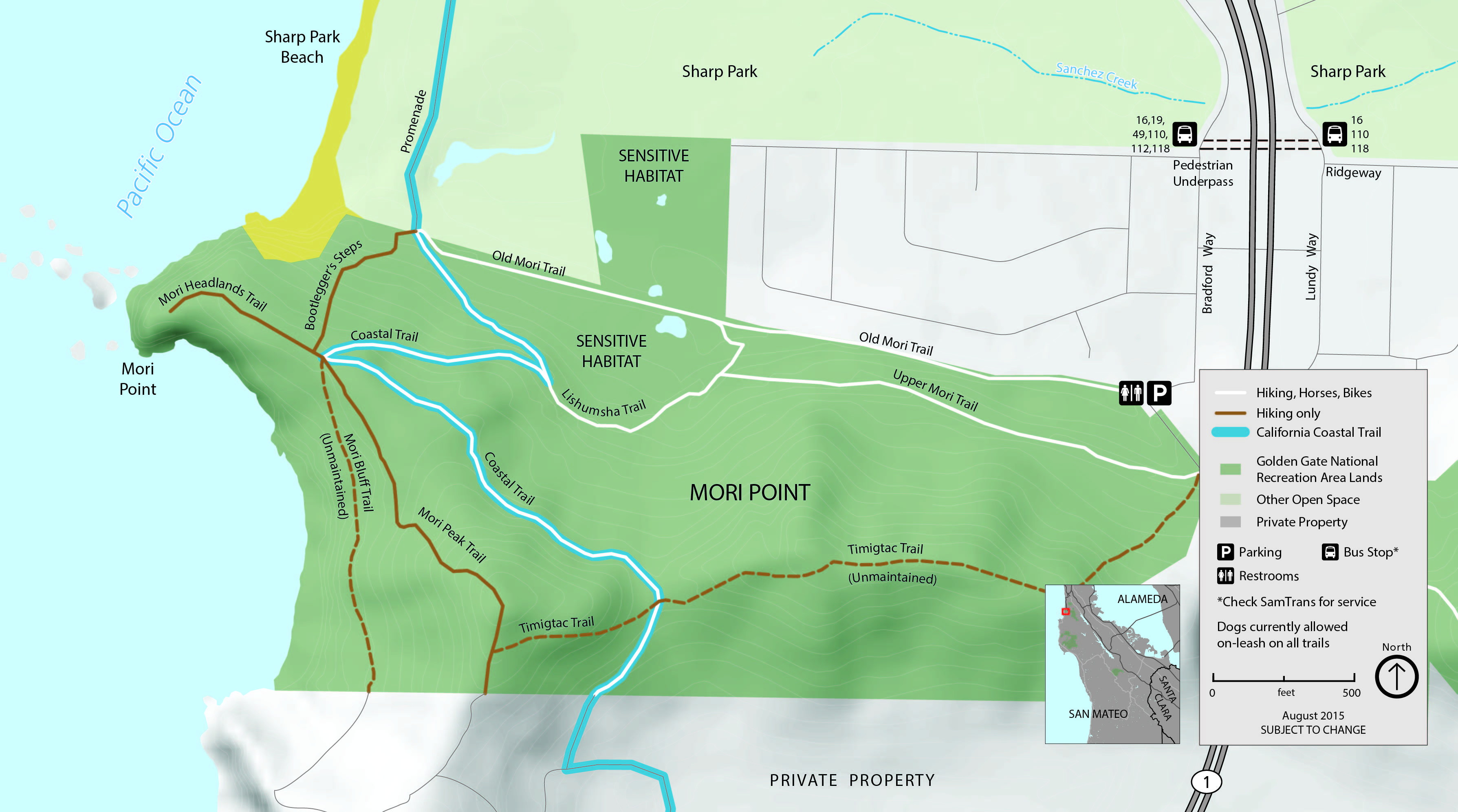 Map of Old Mori Trail