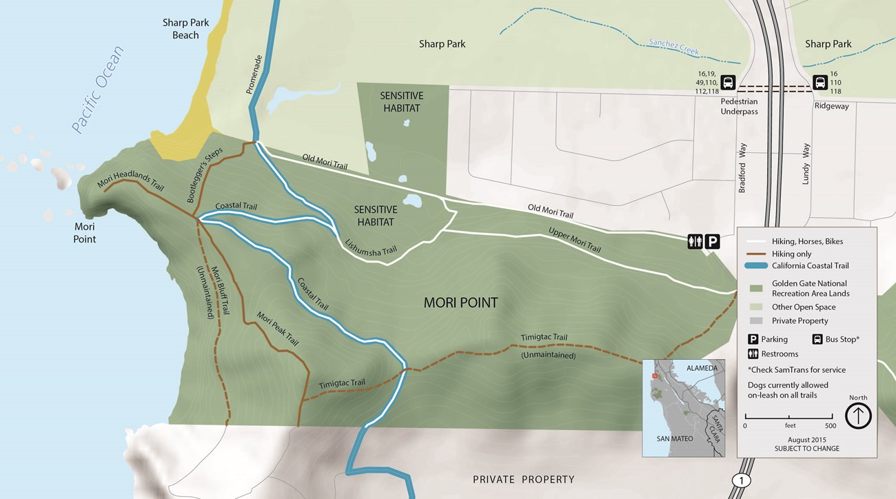 Map of Old Mori Trail
