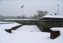 Fort Jay in Winter