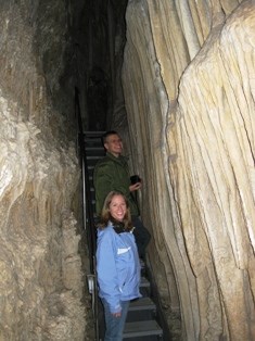 visitors in lehman caves