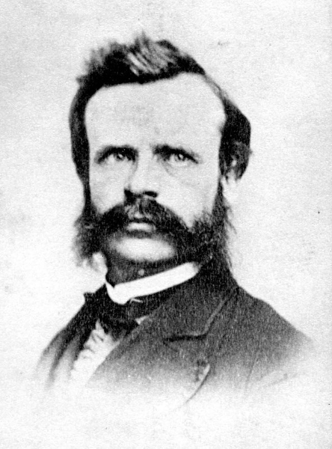 Portrait of John Wesley Powell, including head and shoulders