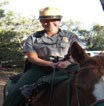 Ranger Boyers on horse patrol