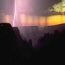 lightning bolt on canyon rim