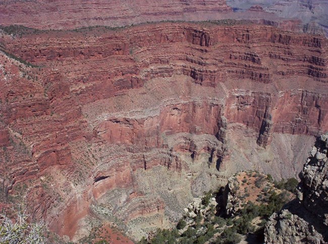 Red canyon cliffs.