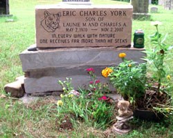 Eric's Headstone in MA