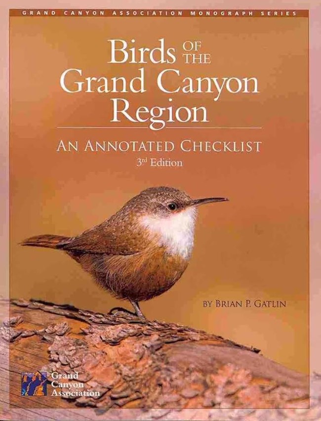 A picture of the bird checklist book with a canyon wren on the cover