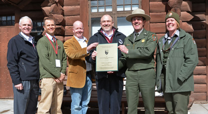 GCR and Xanterra staff receive Lean, Clean and Green award from Superintendent