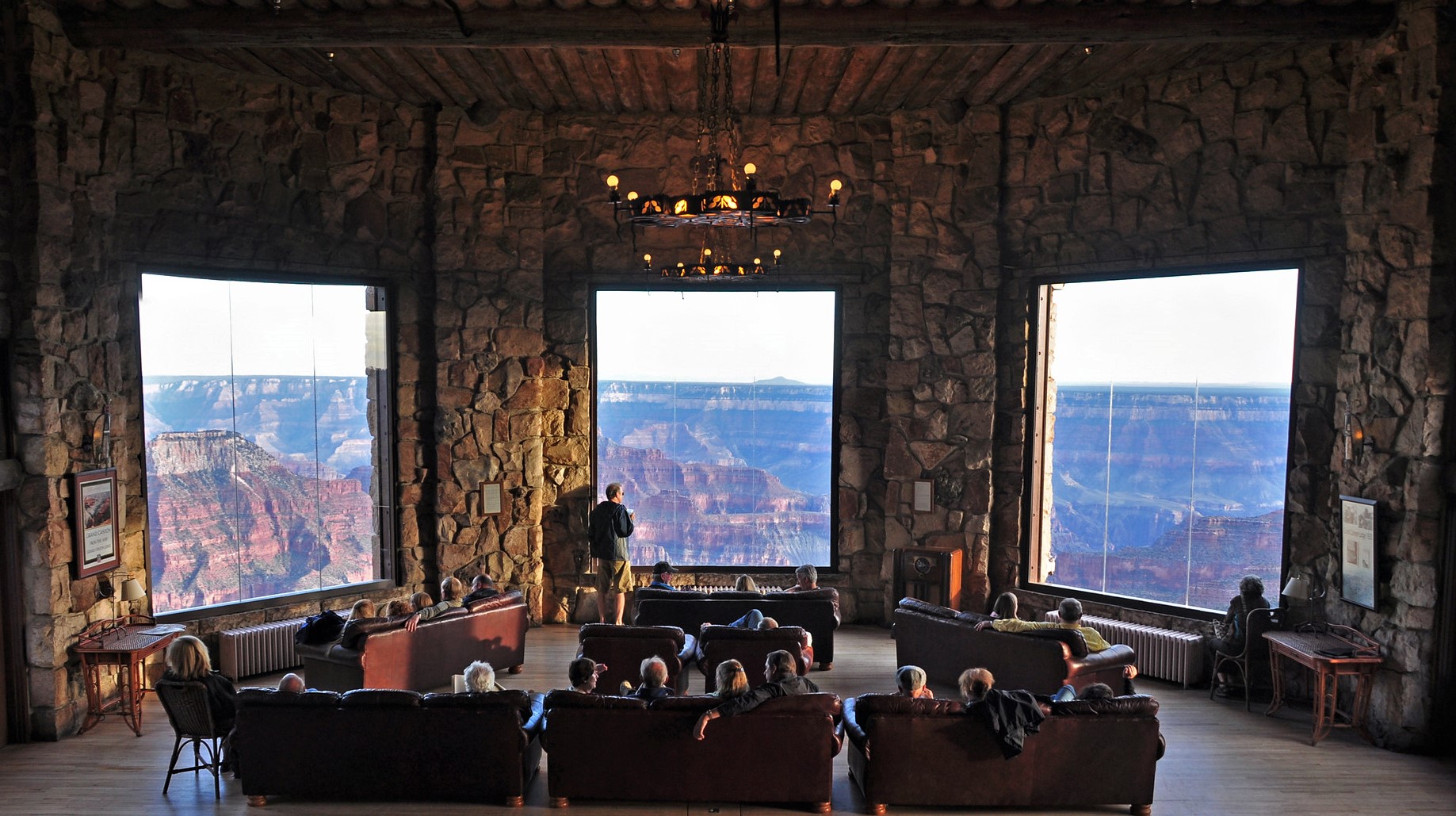 Guests of the North Rim Lodge