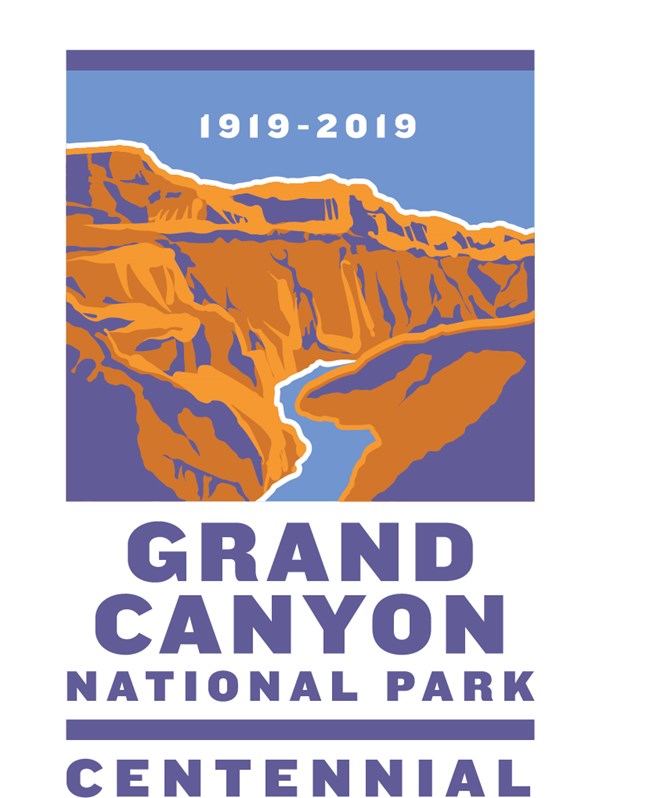 Colorful graphic of Grand Canyon