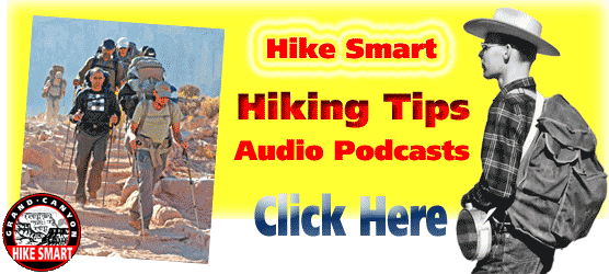 Hike Smart hiking tips audio podcast (click here)
