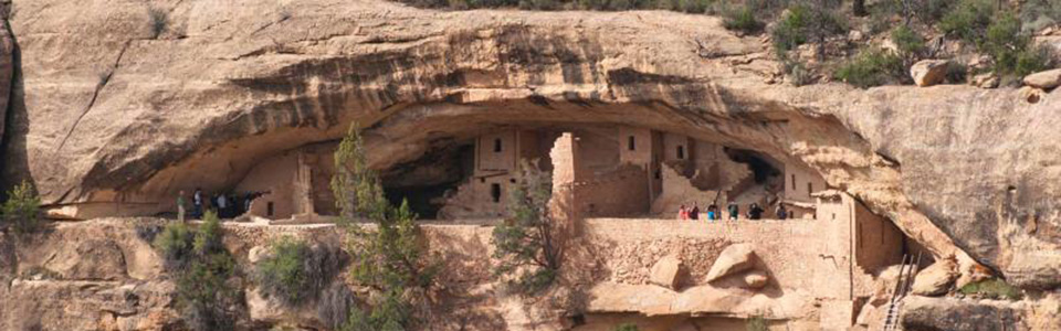 Ruins at Mesa Verde National Park.