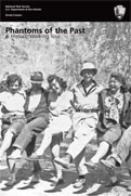 Phantom Ranch Walking Tour Booklet Shows black and white photo of five people posing arm-in-arm.