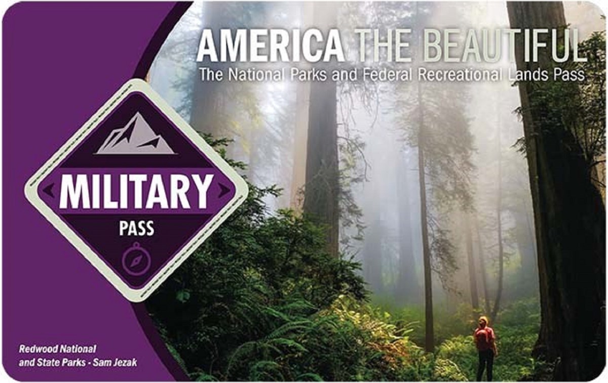 2021 military pass to federal lands including National Parks