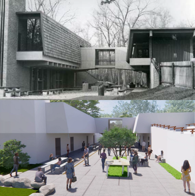 Courtyard Historic & Future combined pics