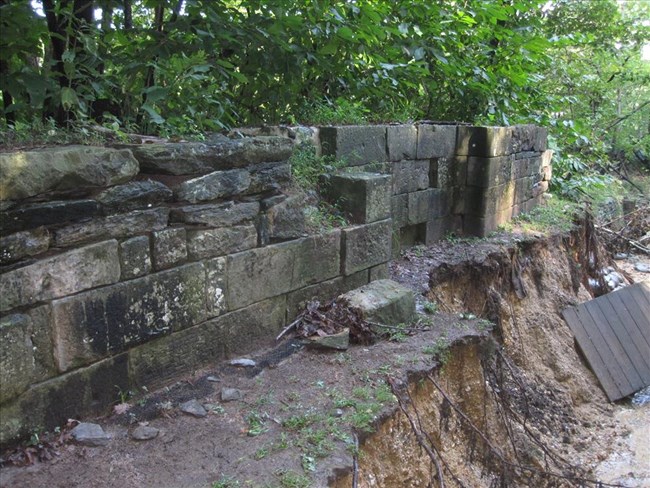 Patowmack Canal Lock Damage