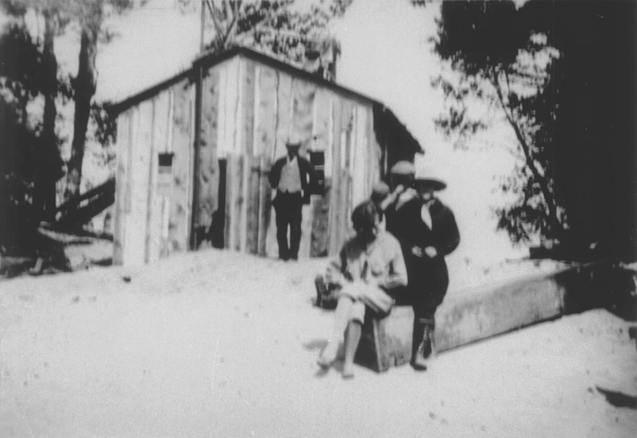 Mining shake on the Medano Creek in the 1920s