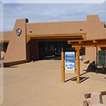 Thumbnail view of the front of the Great Sand Dunes Visitor Center