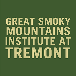 Tremont Logo. A green background with dark yellow text. Great Smoky Mountains Institute at Tremont.