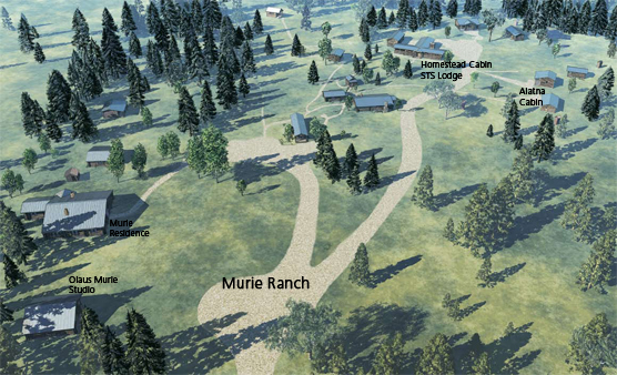 Murie Ranch Map