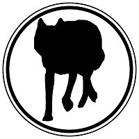 A silhouette of the animal described in the text
