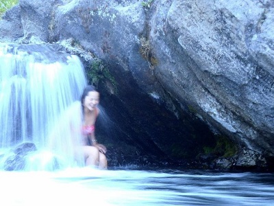 Waterfall Massage (Photo Credit: K. Greenwood, NPS)