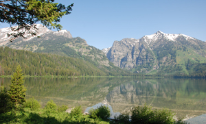 Approximate view from the main lodge of JY Ranch (Photo Credit: D. Lehle)