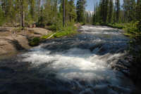 Falls along Cascade Creek