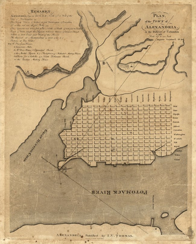 Alexandria Map 1798