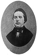 black and white image of Edwin Coppoc