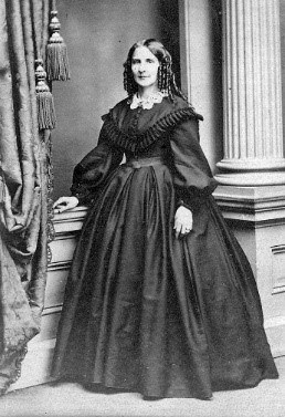 black and white photograph of Margaretta Sophia Howard Ridgely.