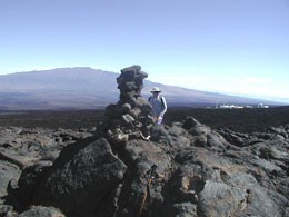 View of Mauna Loa from the trail