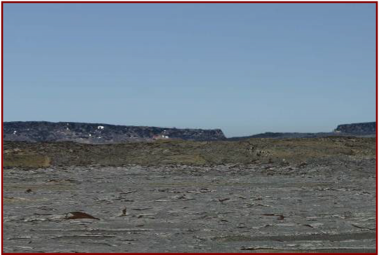 Looking south across the North Pit – Note snow on the walls