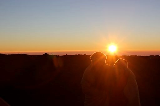 sunset at the summit