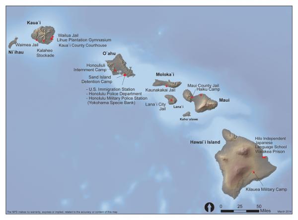 Hawaii Internment Sites small size