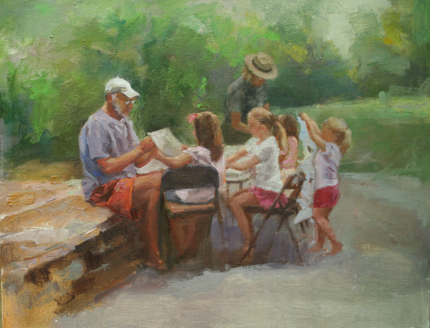 making Kites in the Campground