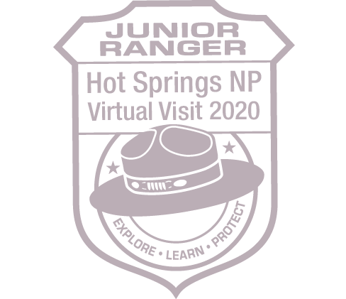 Virtual junior ranger stamp