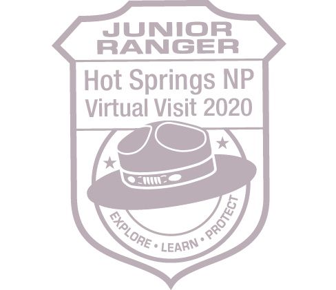 Virtual junior ranger stamp