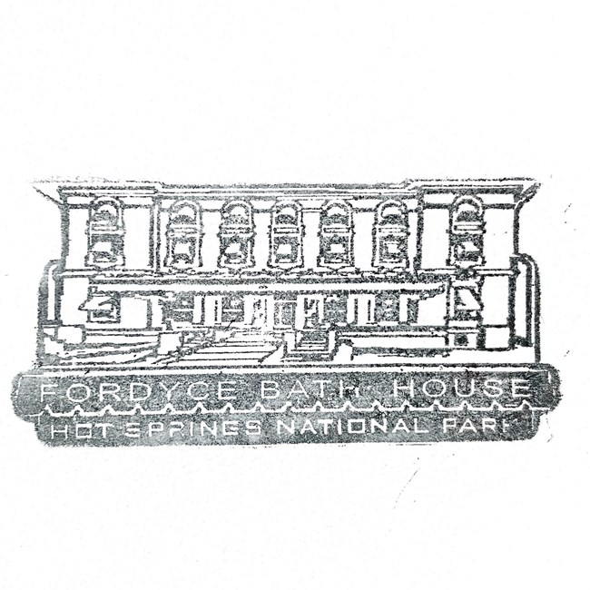 Fordyce Bathhouse Building Stamp