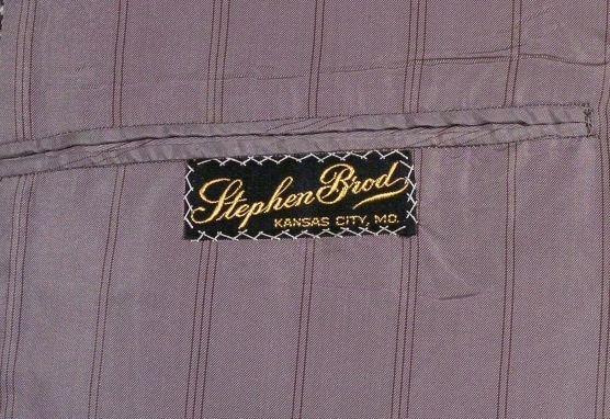 Label inside jacket.