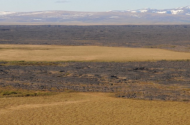 Lost Jim Lava Fields in Bering Land Bridge National Preserve.