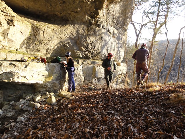 Bat crew preparing to work at Mammoth Cave National Park.
