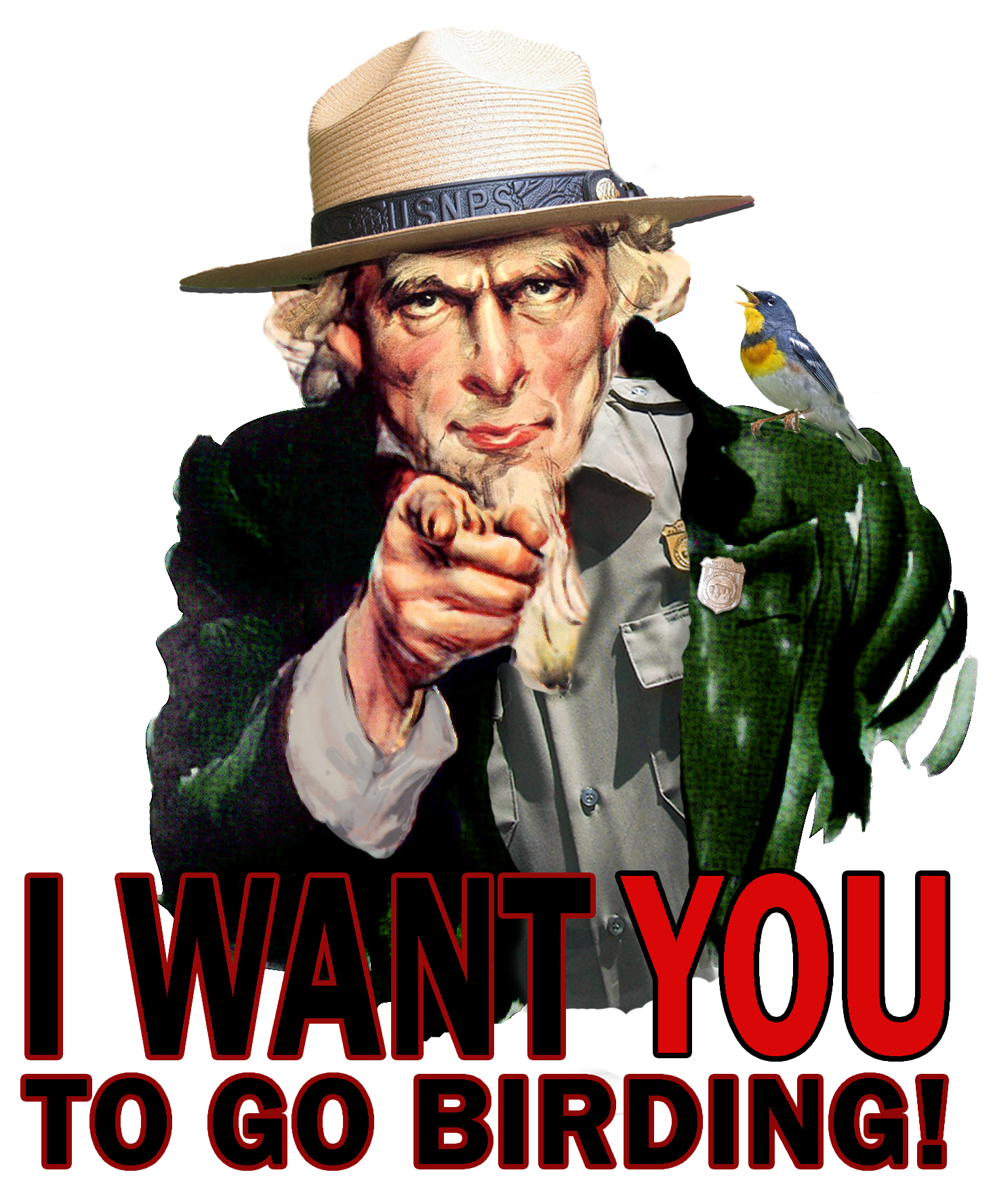 Uncle Sam wants YOU to go birding!