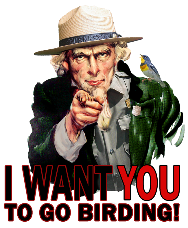 Uncle Sam wants YOU to go birding!