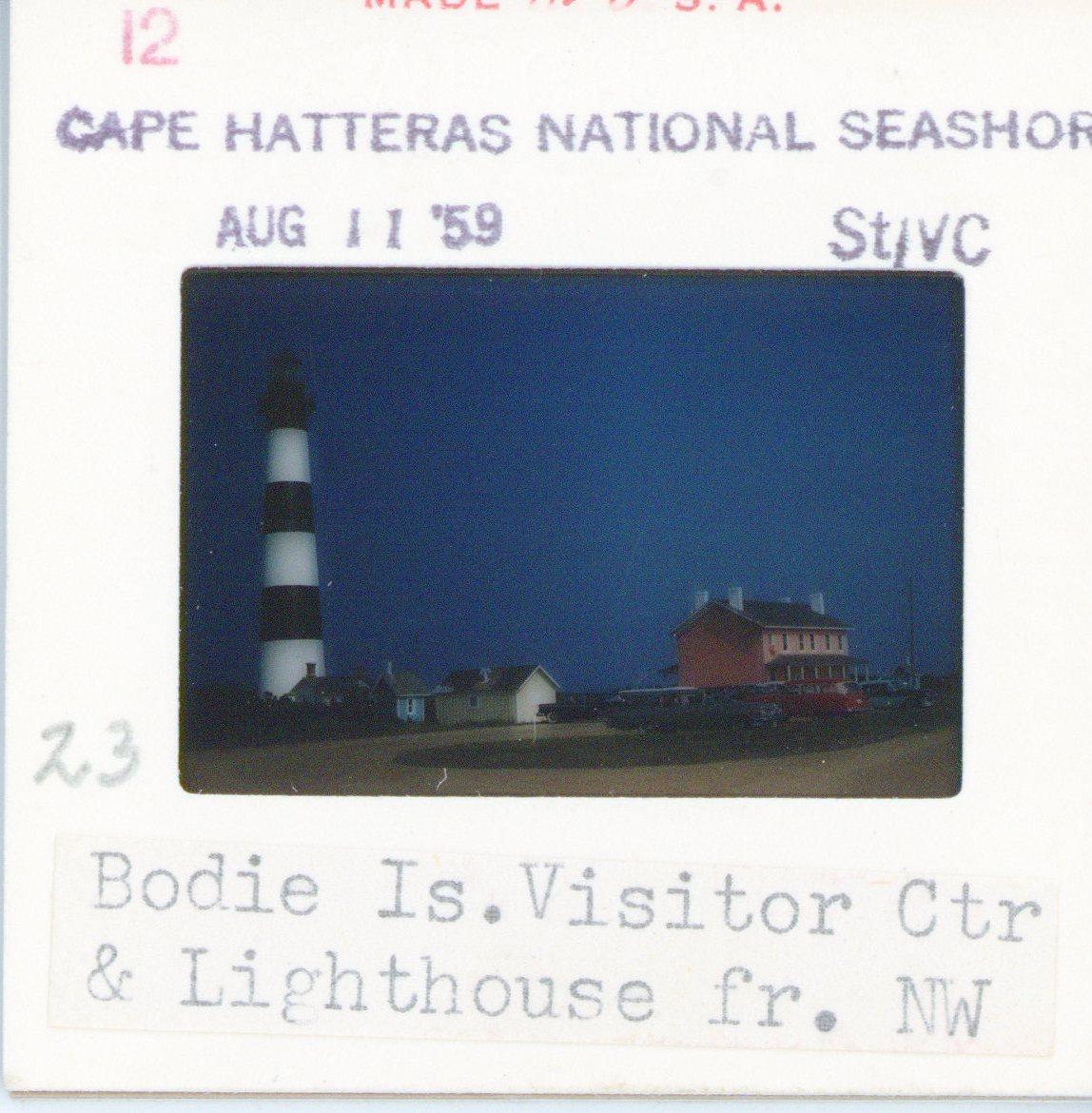 Bodie Island Lighthouse in 1959