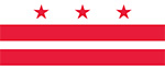 District of Columbia flag small
