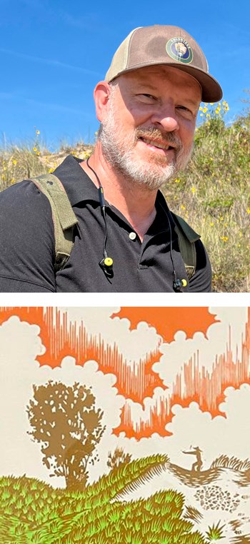 Profile photo of Alan Baseden, 2025 Indiana Dunes National Park Artist-in-Residence.
