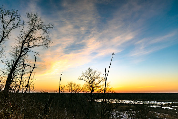 Sunrise over the Great Marsh